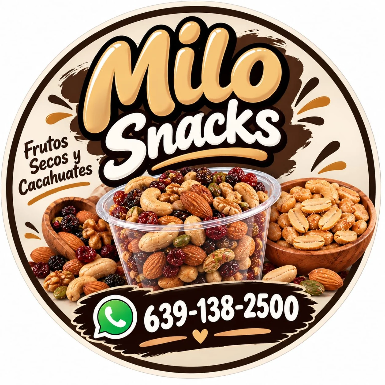 Milo Snacks frutos secos y cacahuates